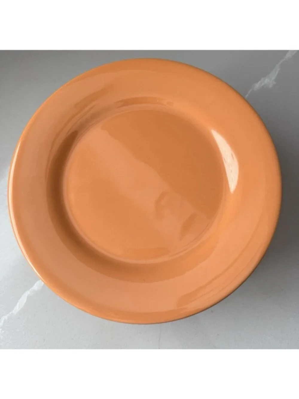 Crate & Barrel Set Of 10 Appetizer Salad Plates Sierra TerraCotta Stoneware 8.25